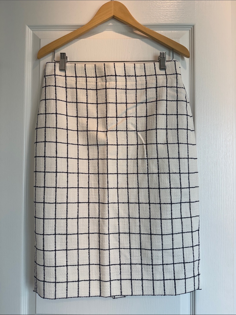 NWOT JCrew windowpane pencil skirt